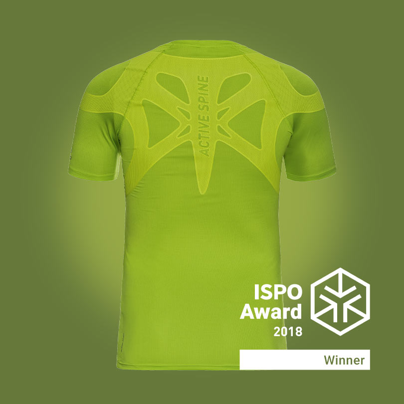 Active Spine base layer lime green