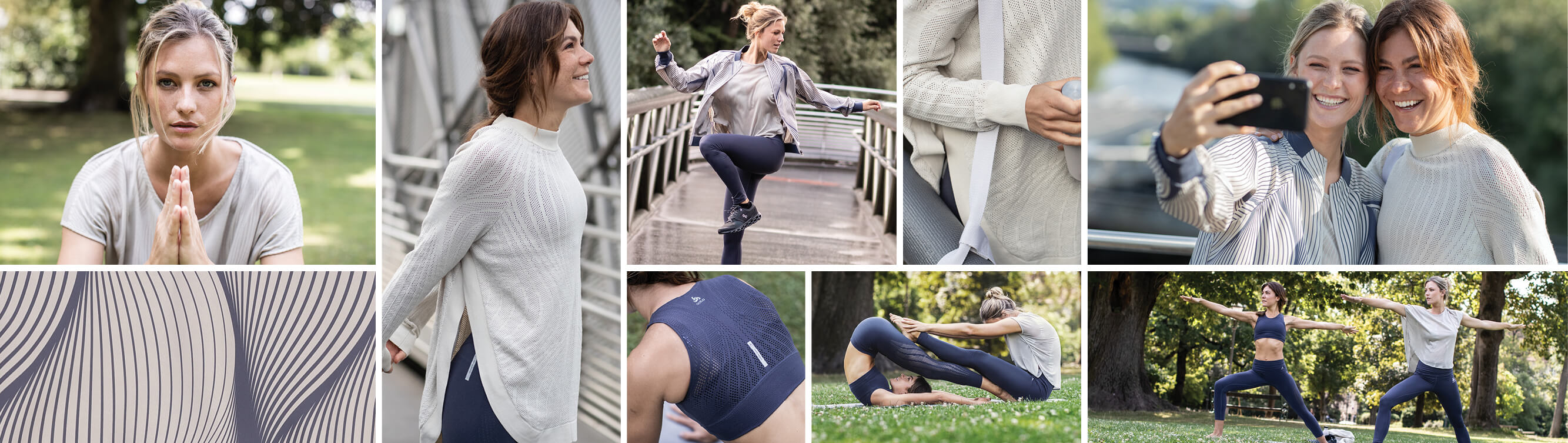 ODLO Women Activewear collection designed in collaboration with Zaha Hadid Design