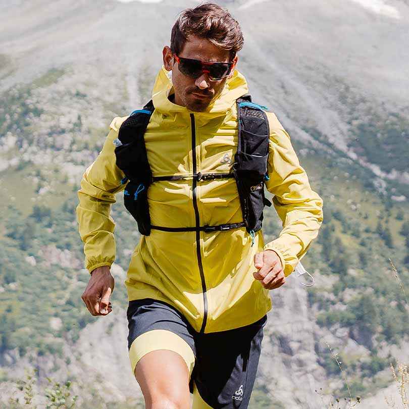 A man trail runner