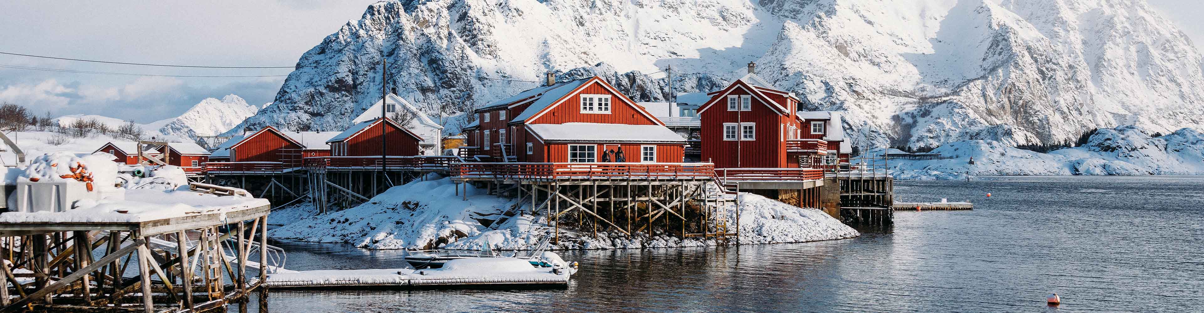 Landscape, cabin in Norway