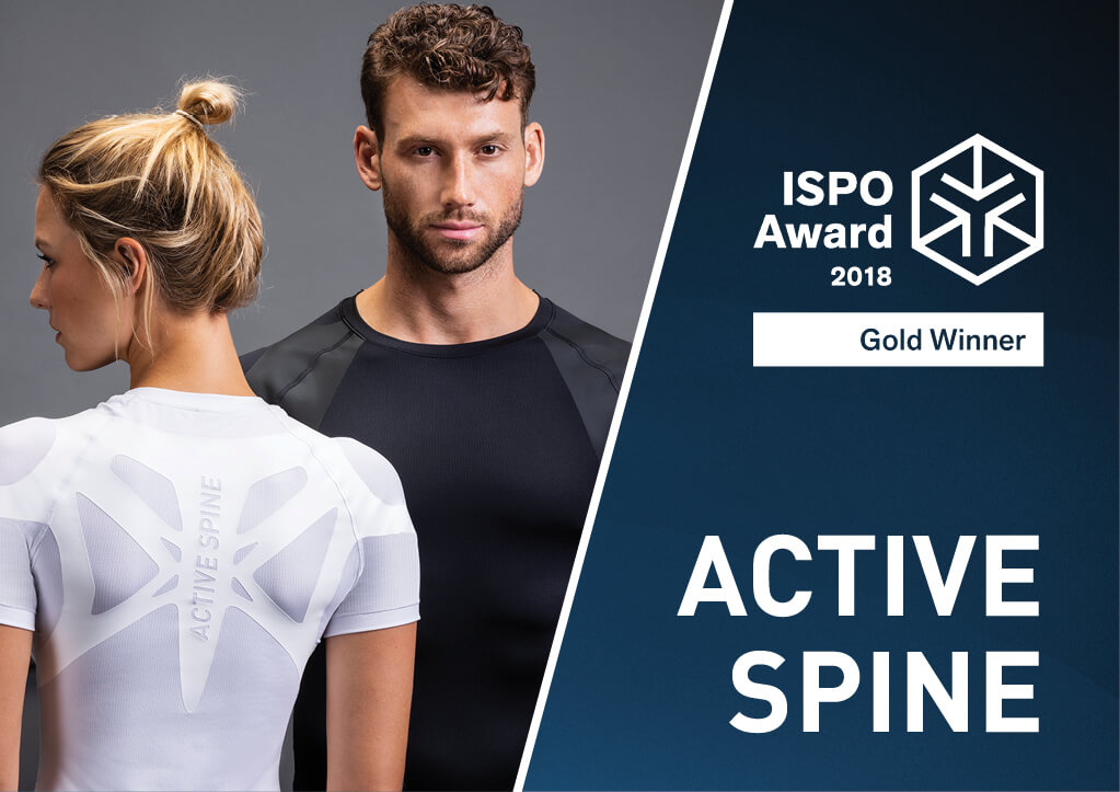 Active Spine - The most innovative next-to skin performance base layer on the market. Engineered to ensure dynamic posture control during and after sports for improved athletic performance.