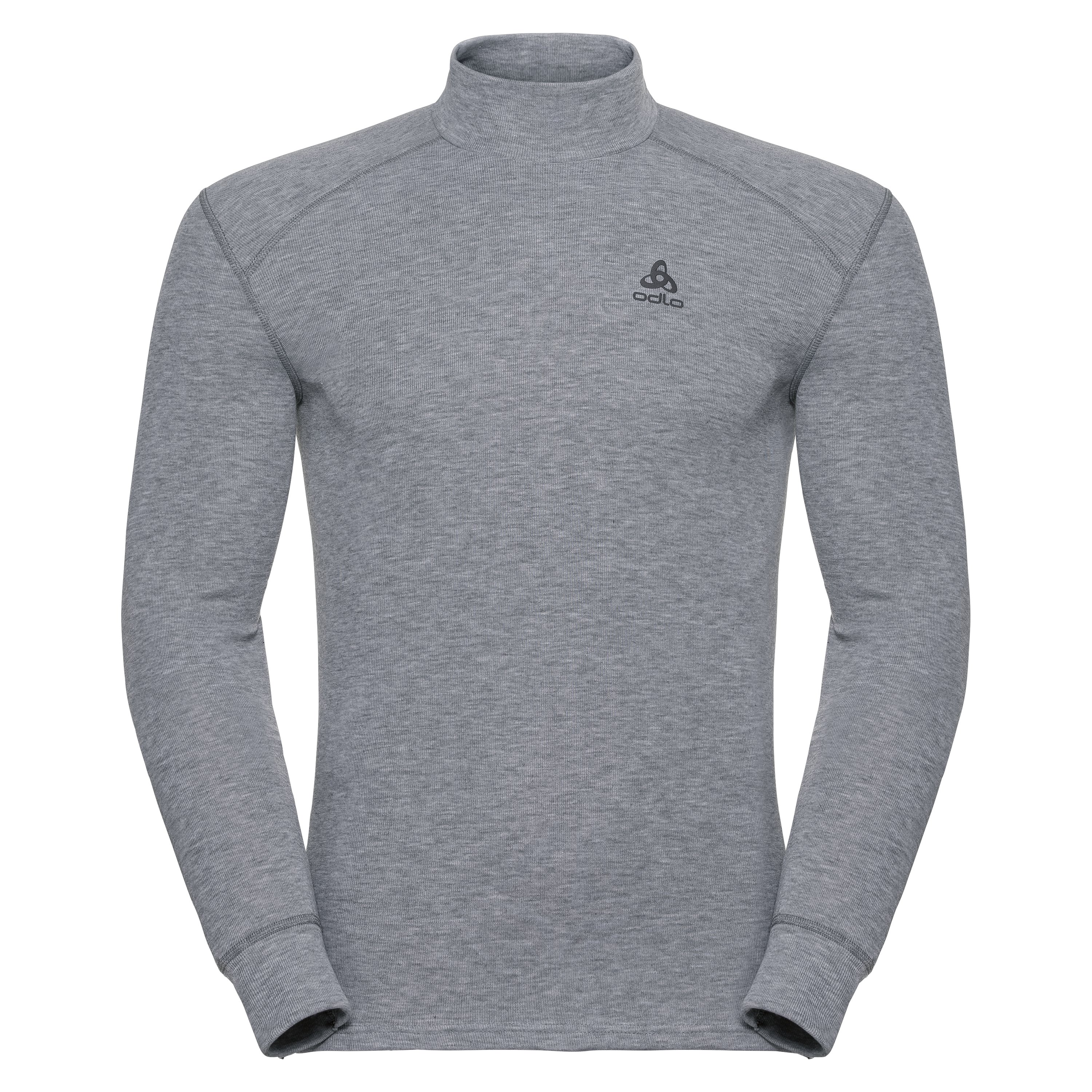 ODLO Active Warm Funktionsunterwäsche Langarm-Shirt für Herren, L, grau