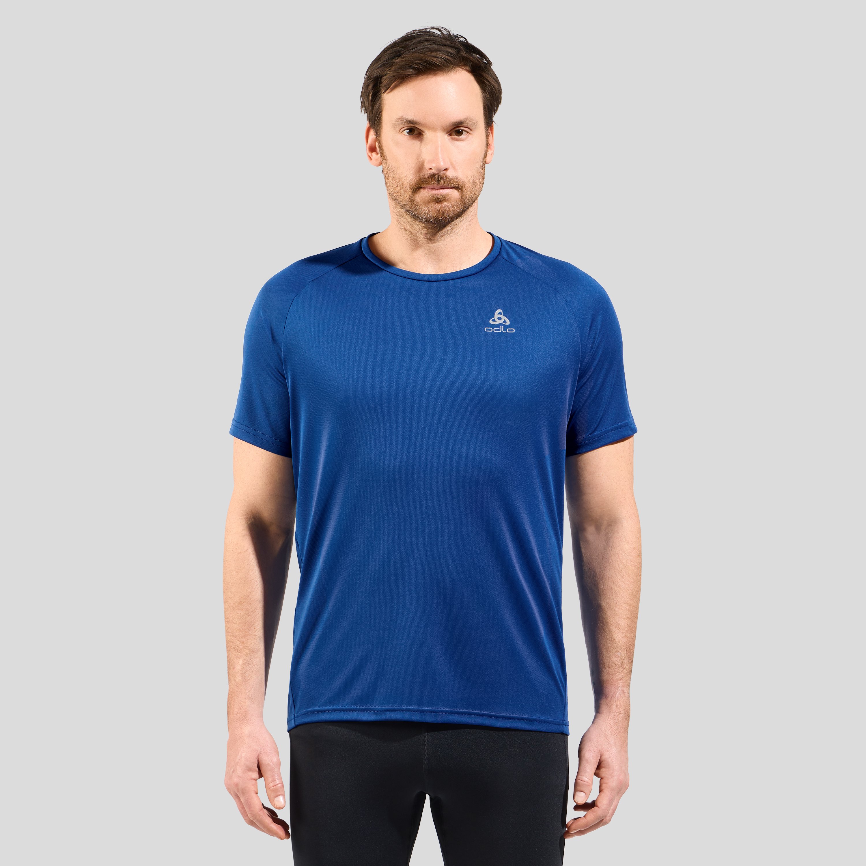 Odlo T-shirt Essentials Chill-Tec pour homme, XL, bleu