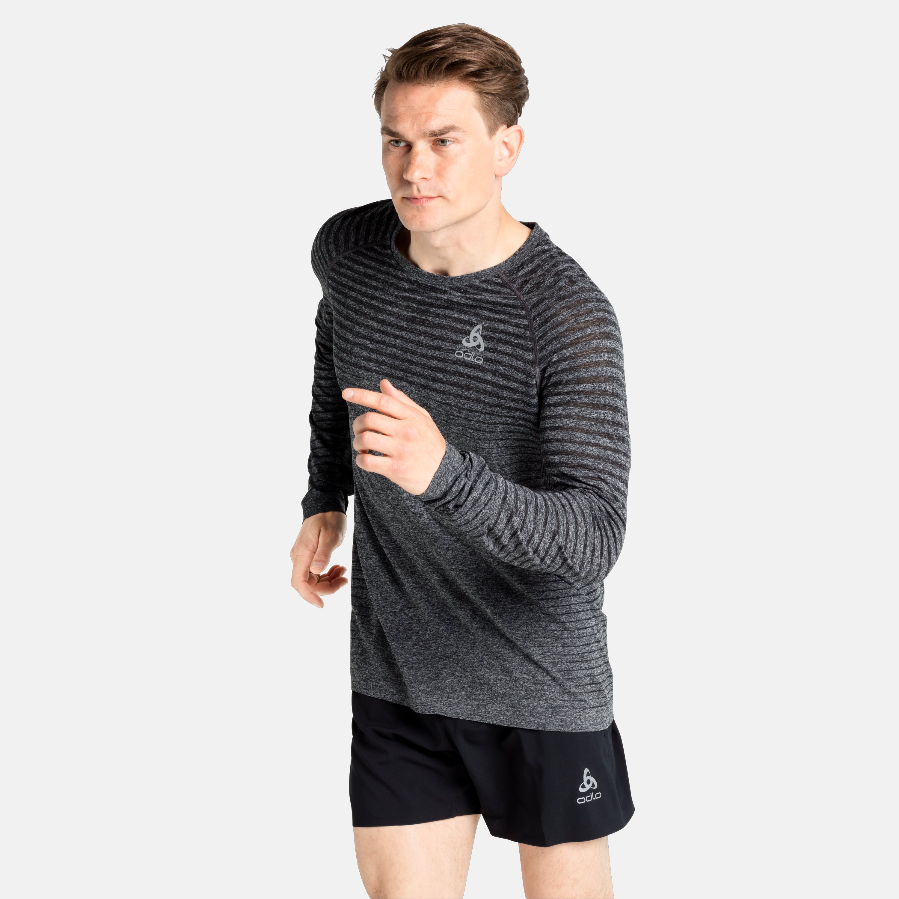 T-shirt de Running à manches longues ESSENTIAL SEAMLESS pour homme