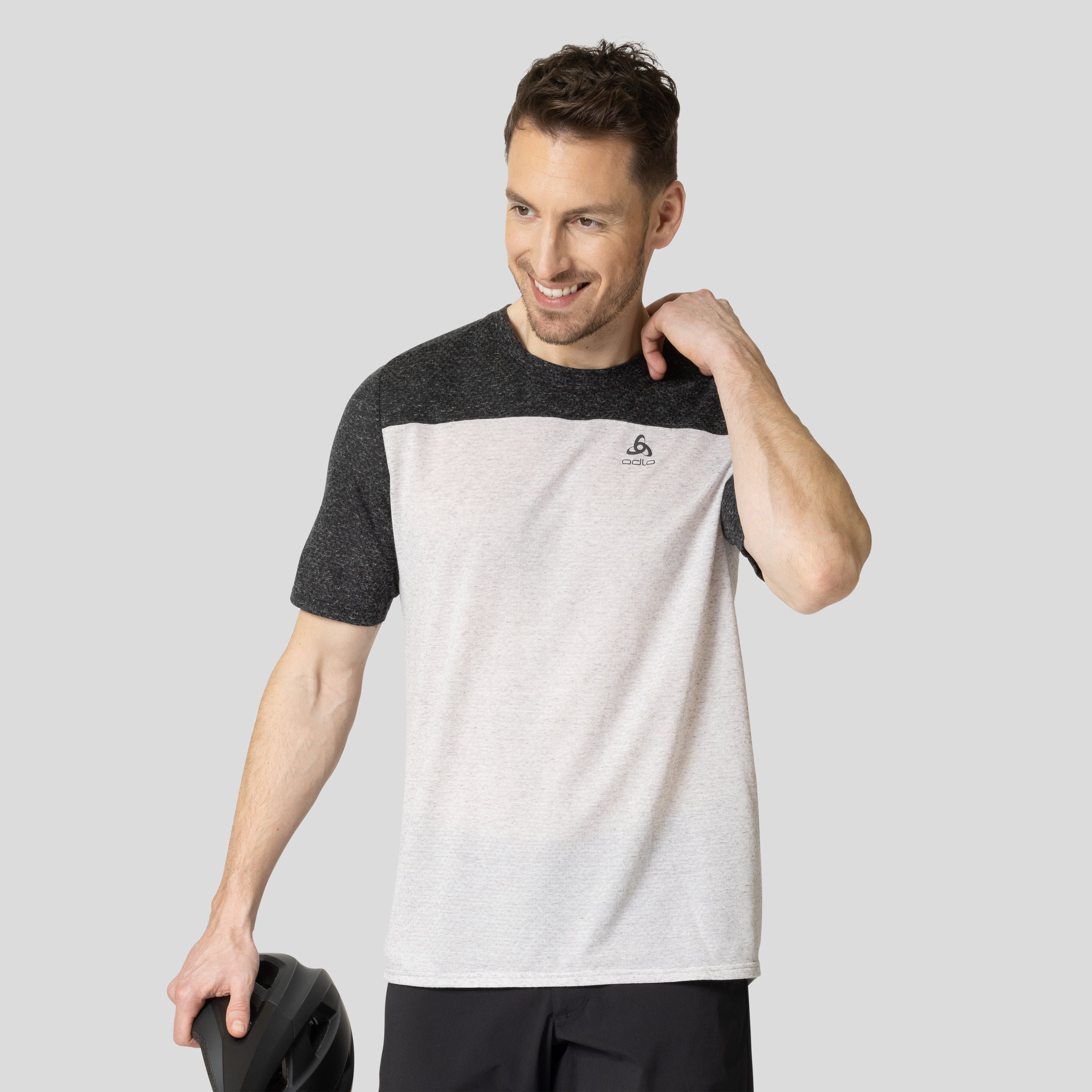 ODLO X-Alp Linencool MTB-Shirt für Herren, M, schwarz