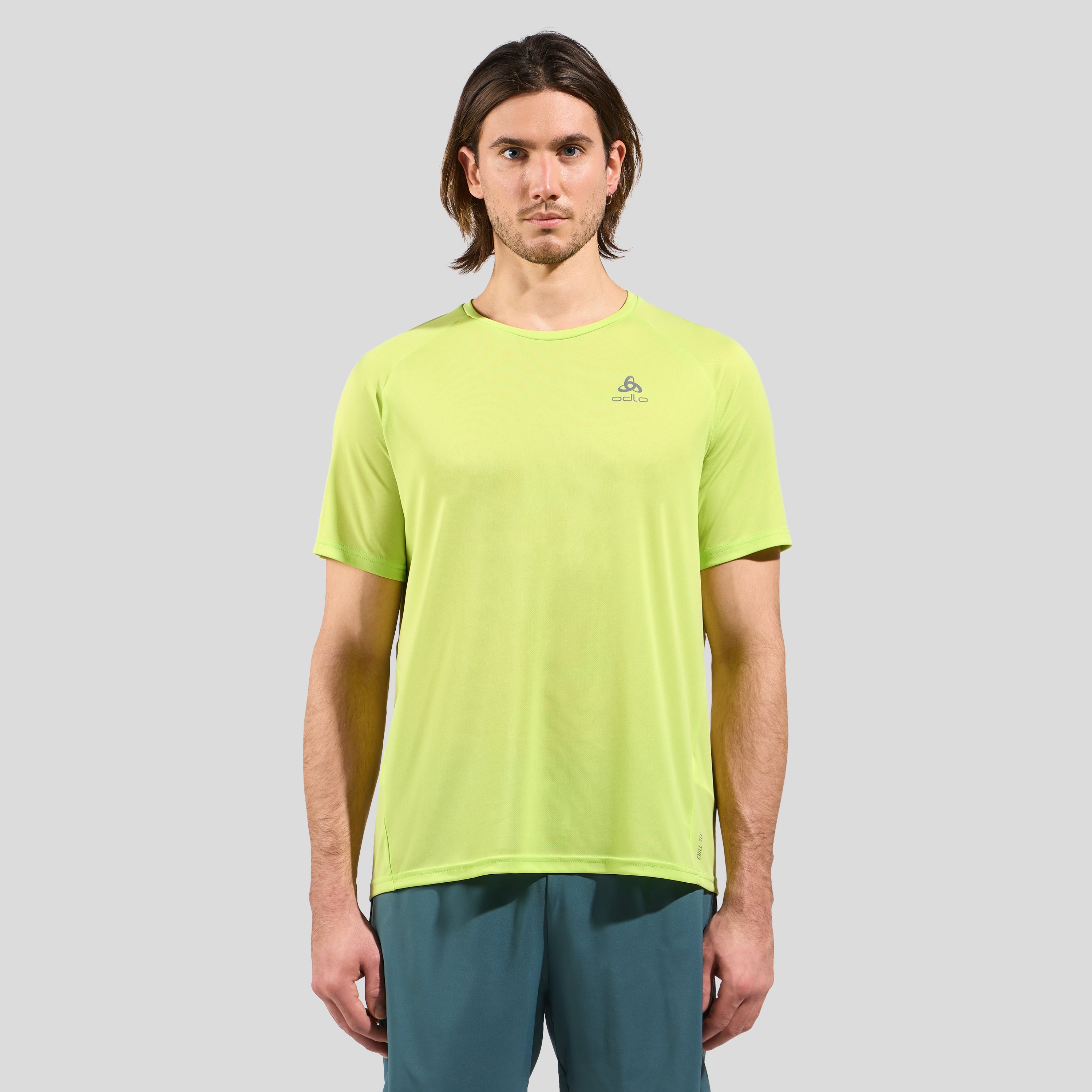 Odlo T-shirt Essentials Chill-Tec pour homme, XXL, vert