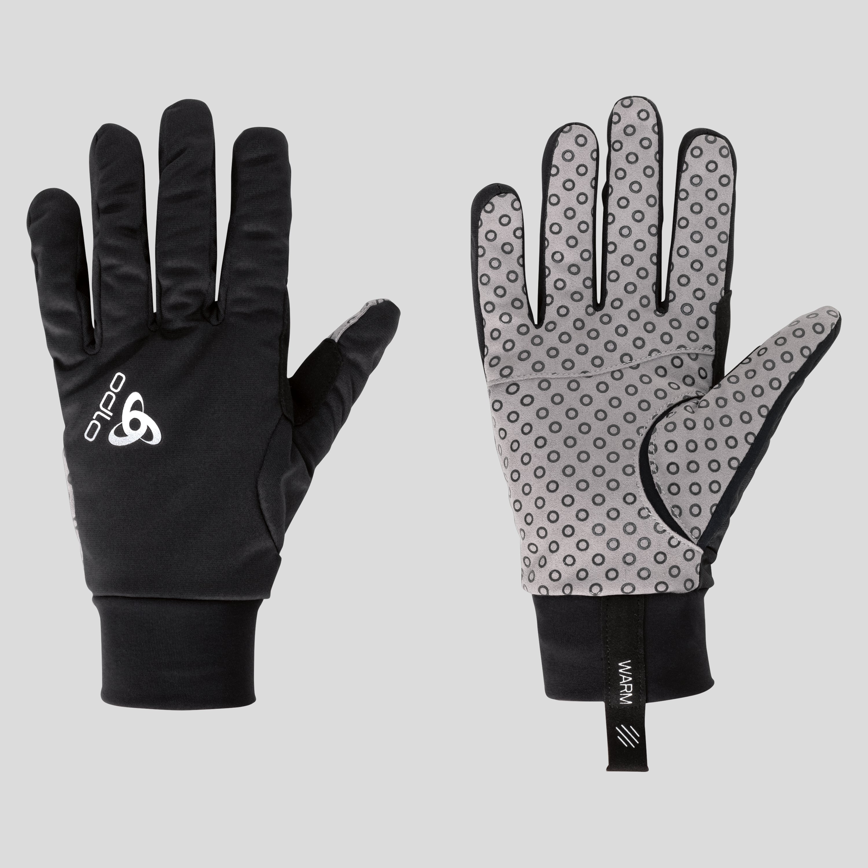 ODLO Aeolus Warm Handschuhe, M, schwarz