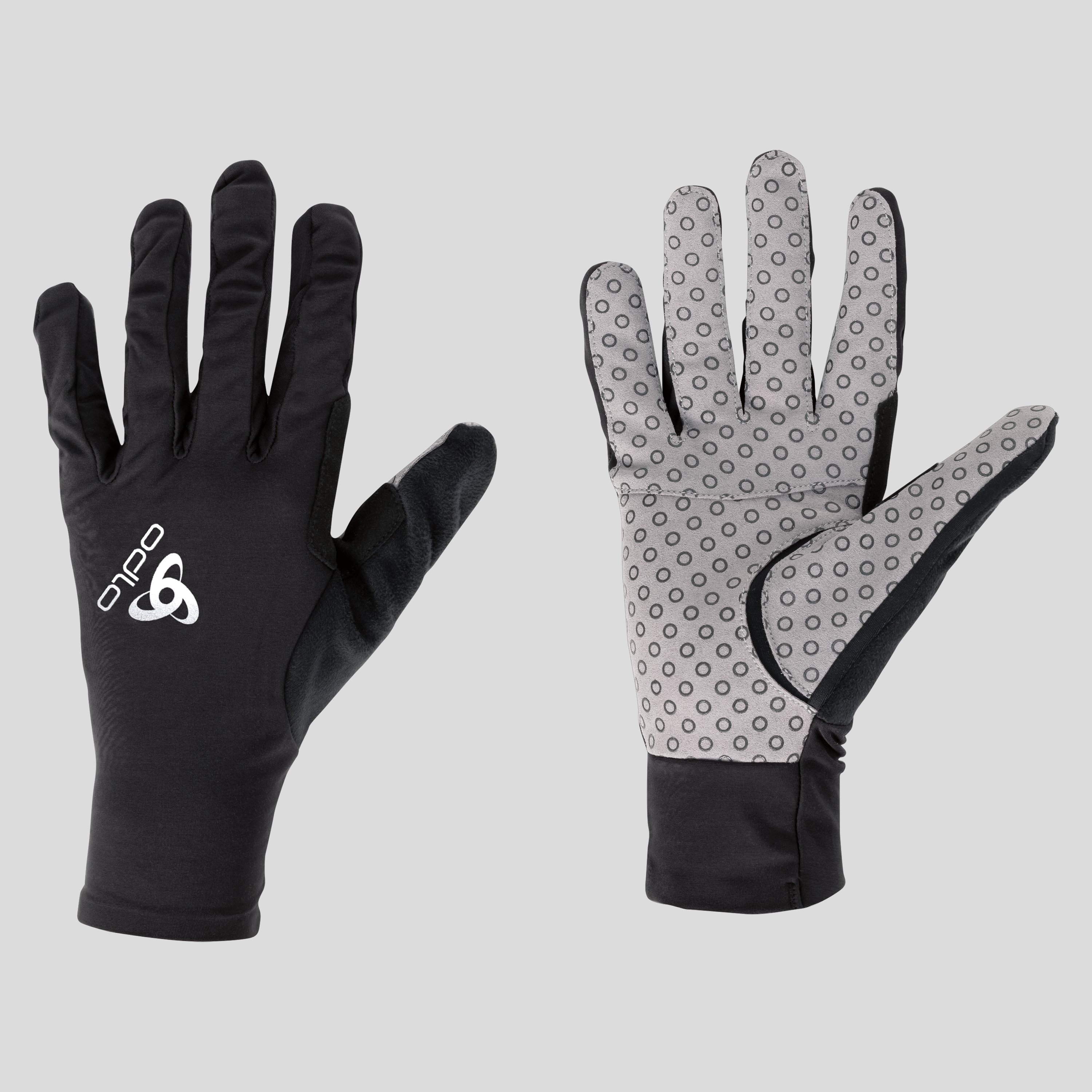 ODLO Zeroweight X-Light Handschuhe, M, schwarz