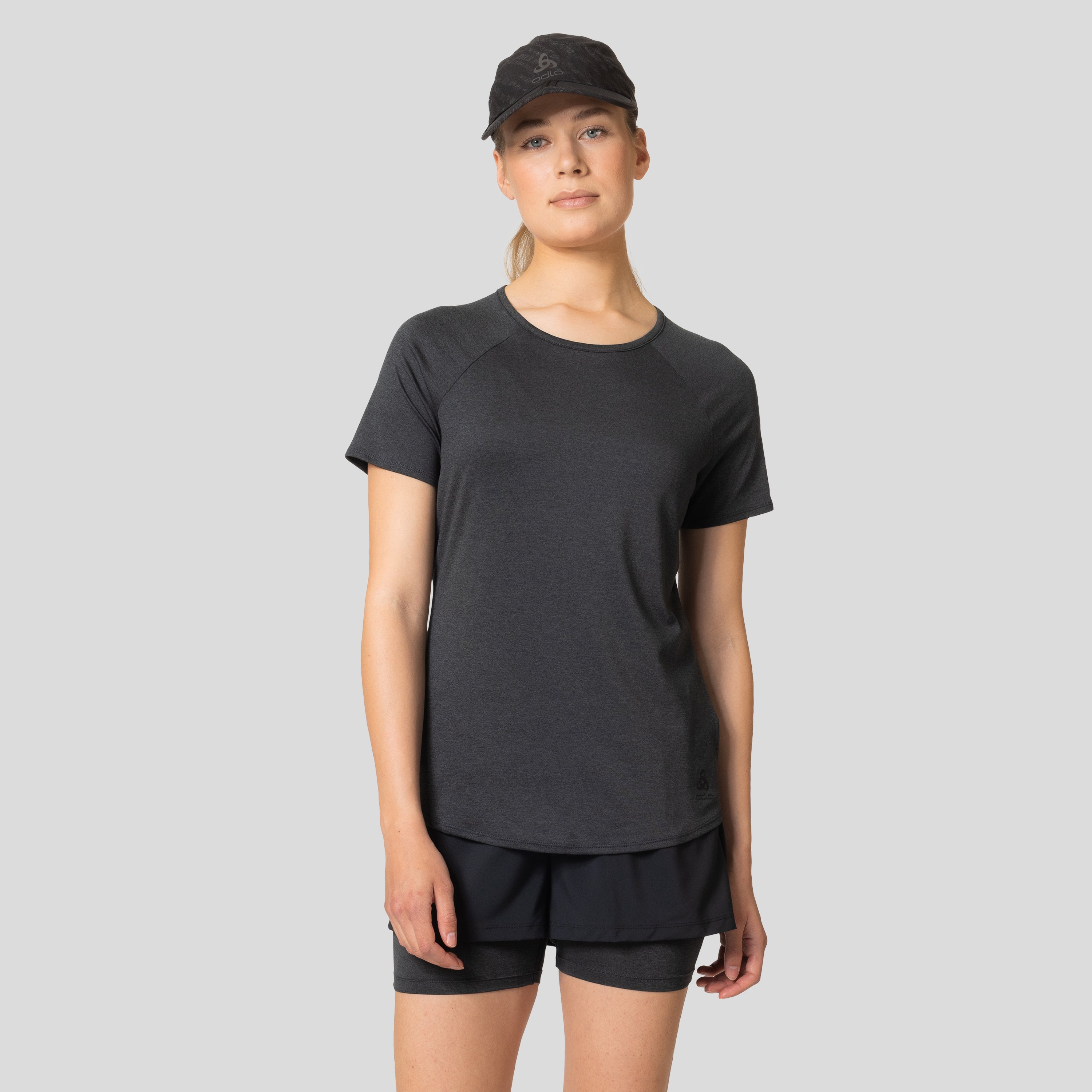 ODLO Active 365 T-Shirt für Damen, S, schwarz