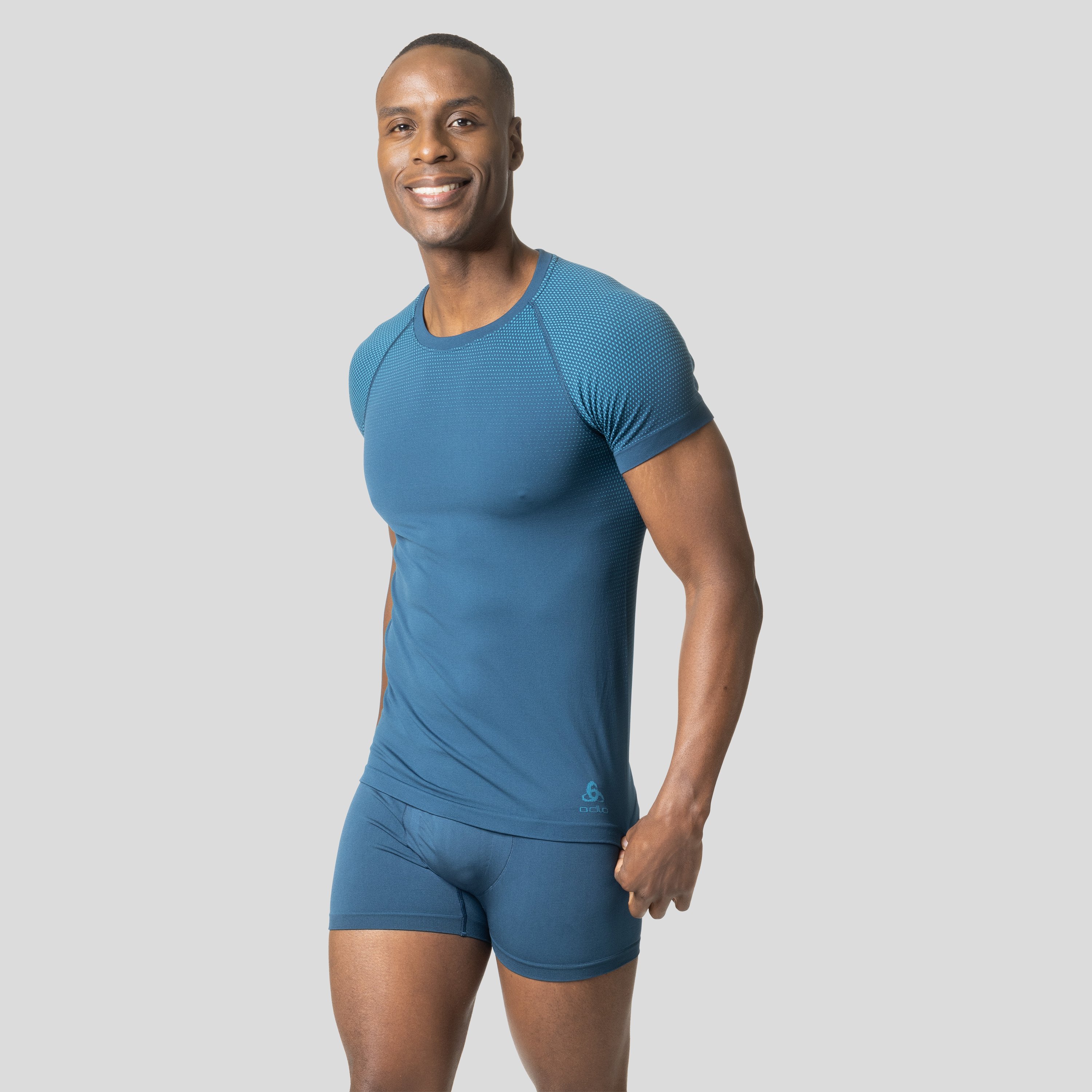 ODLO Performance Light T-Shirt für Herren, XL, marineblau