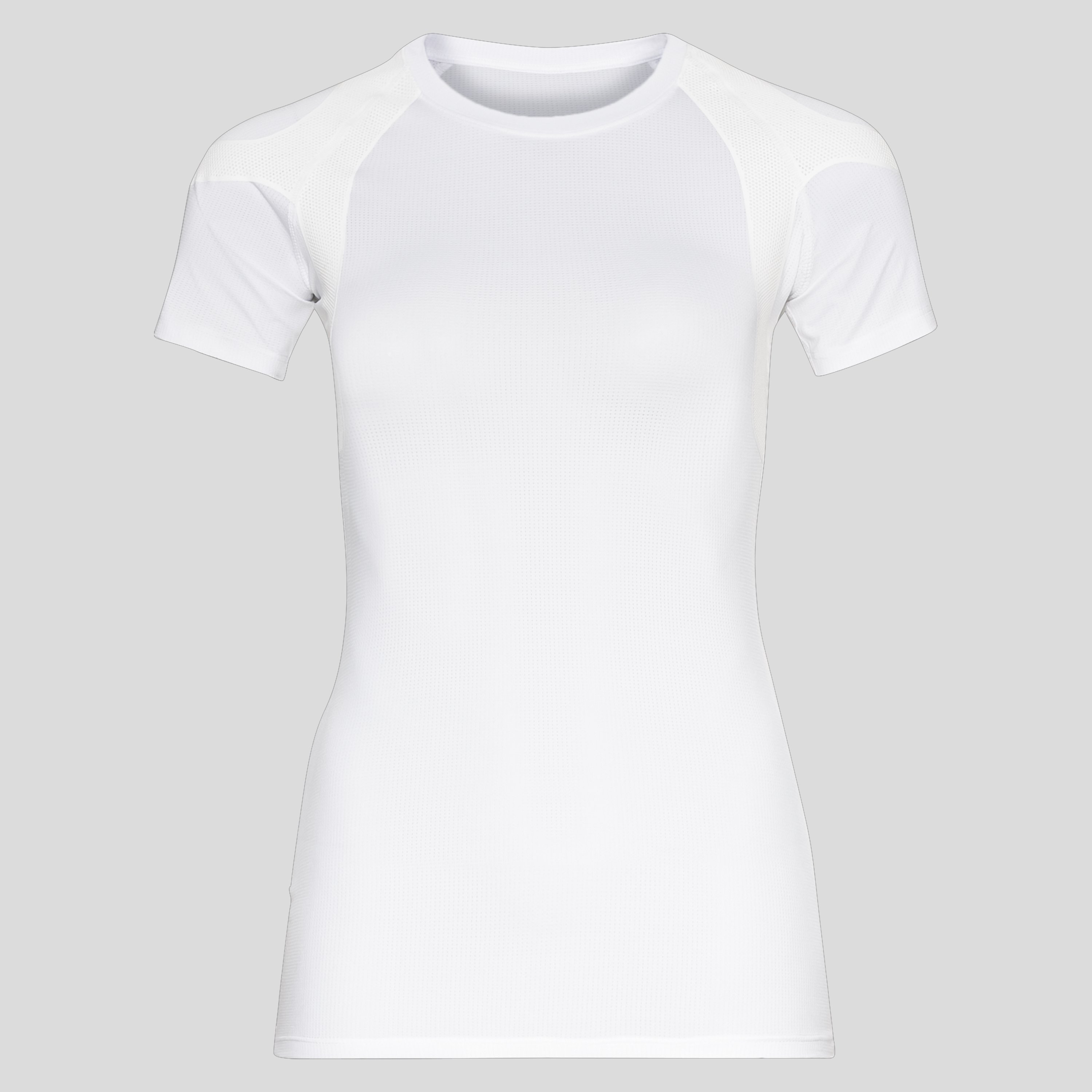 Odlo T-shirt de running Active Spine 2.0 pour femme, XS, blanc