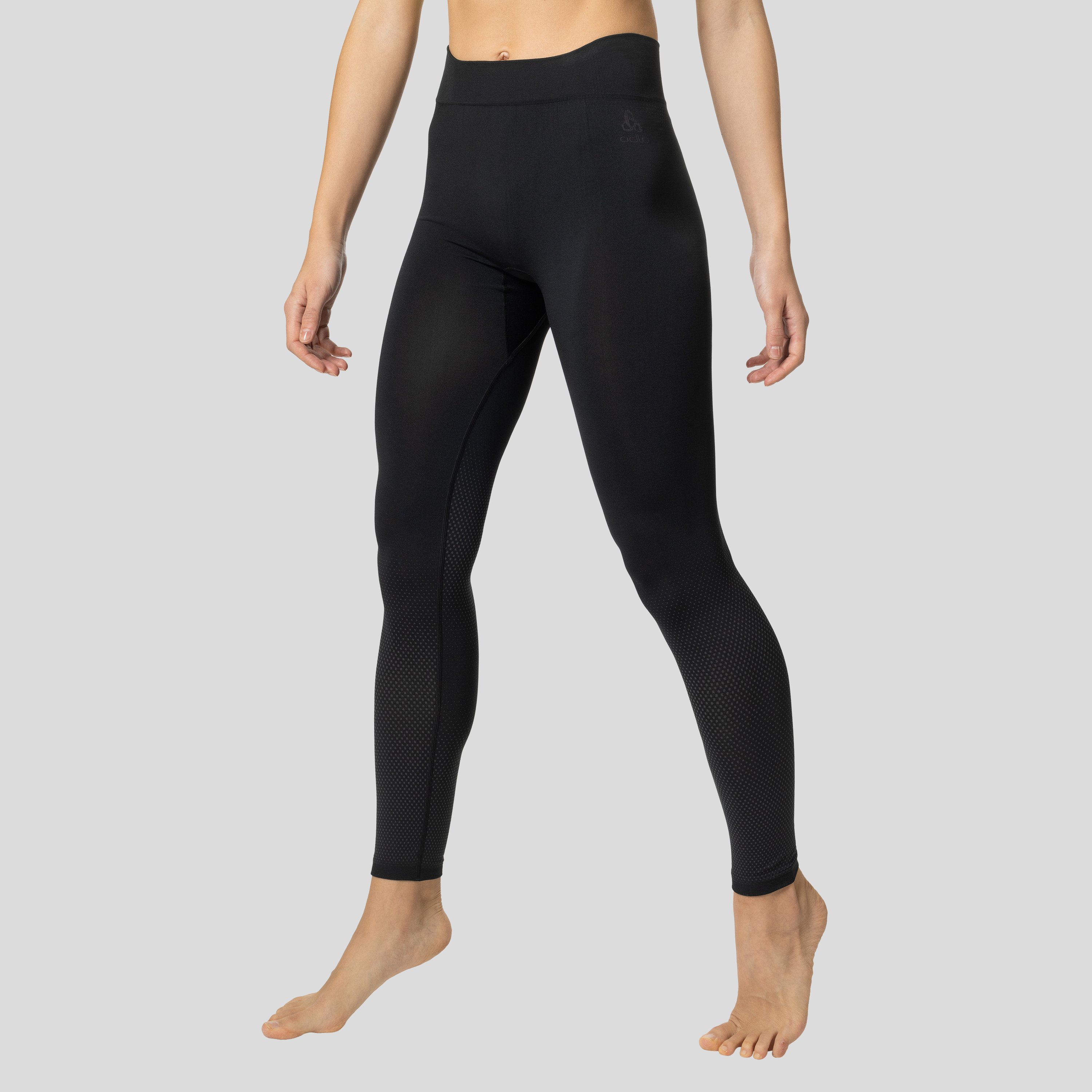 ODLO Performance Light Base-Layer-Pants für Damen, S, schwarz