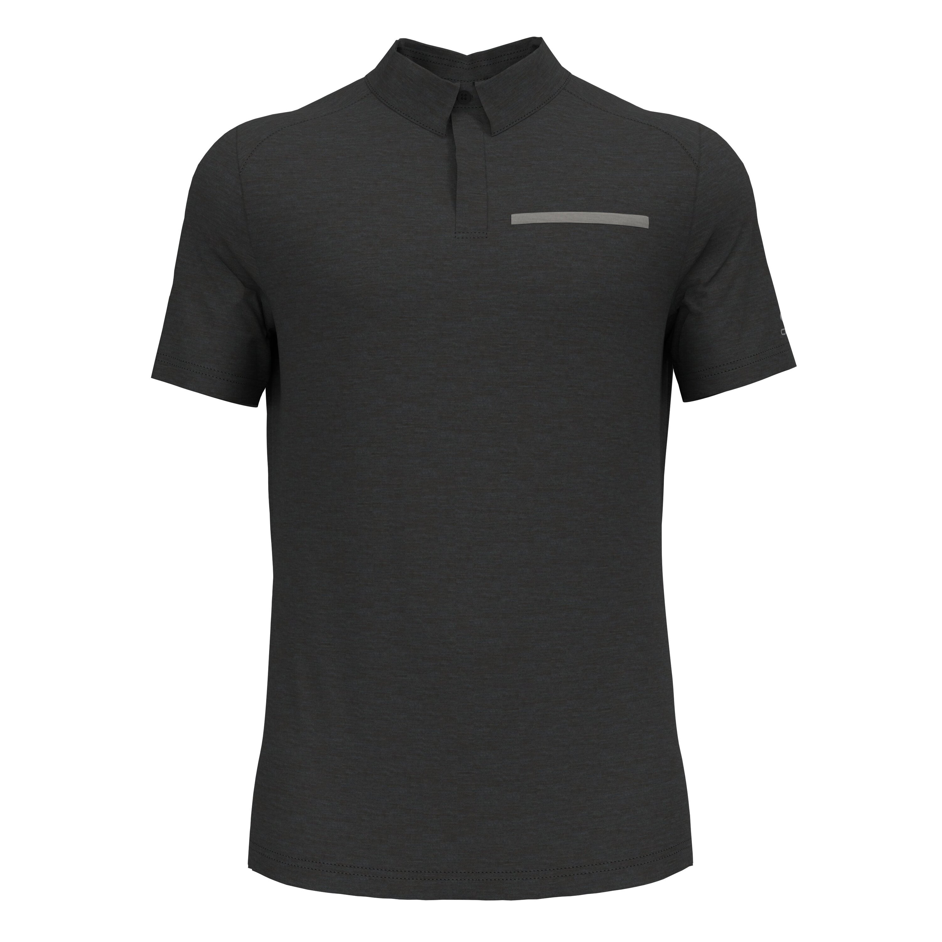ODLO Essentials Performance Wool 130 Poloshirt für Herren, XL, schwarz