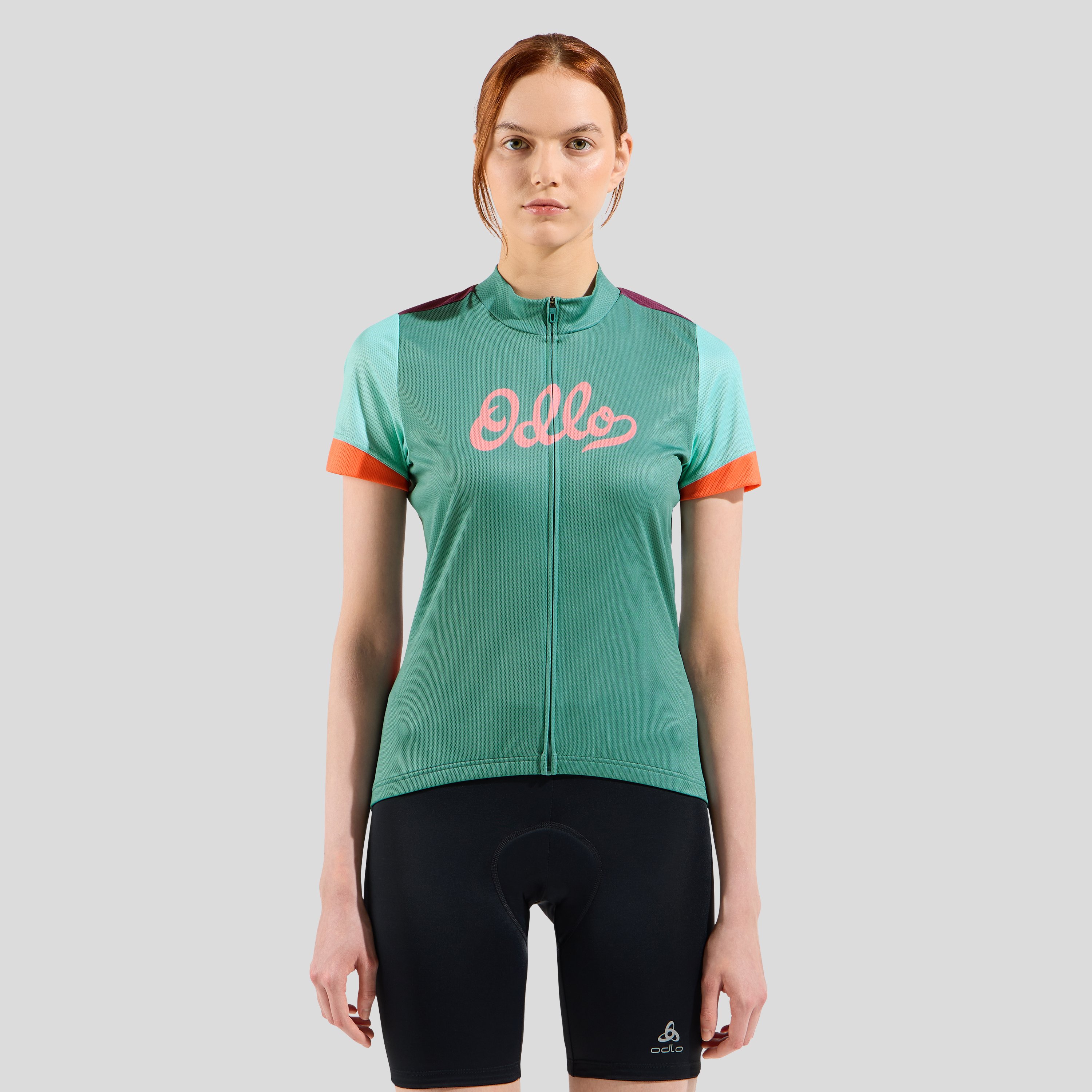 Odlo Maillot de cyclisme héritage Essentials pour femme, XL, vert