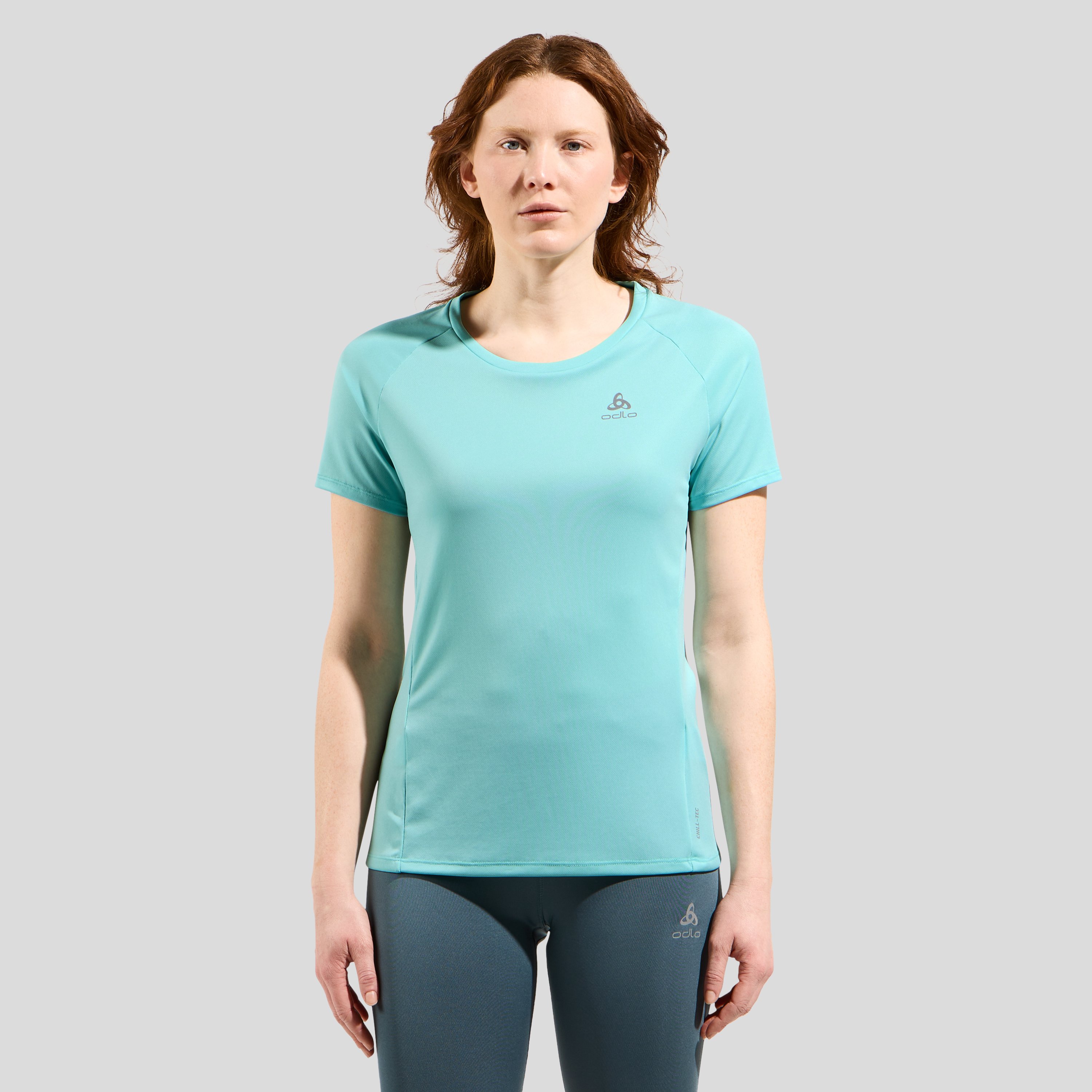 Odlo T-shirt de running Essentials Chill-Tec pour femme, XS, vert