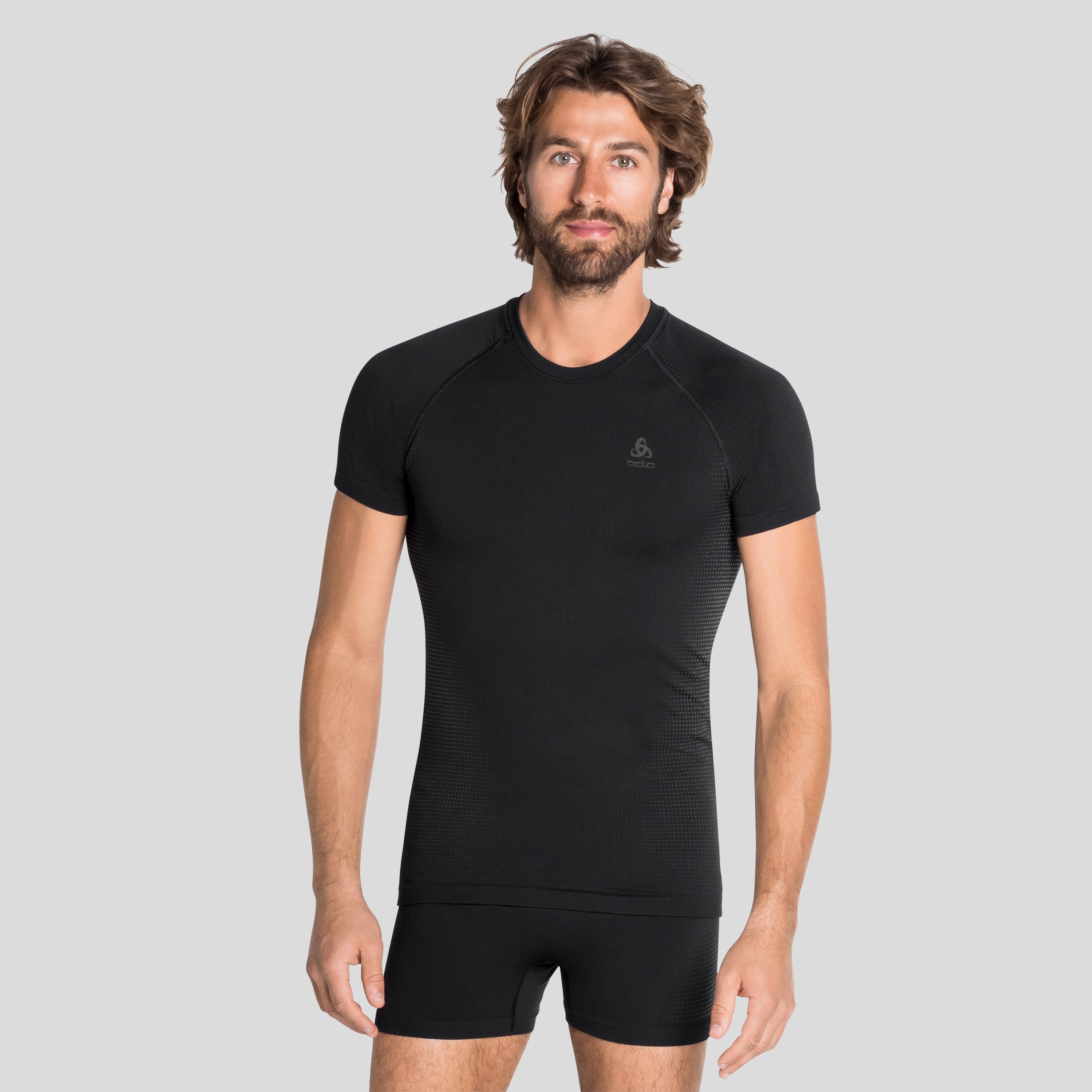 ODLO Performance Warm T-Shirt für Herren, XL, schwarz