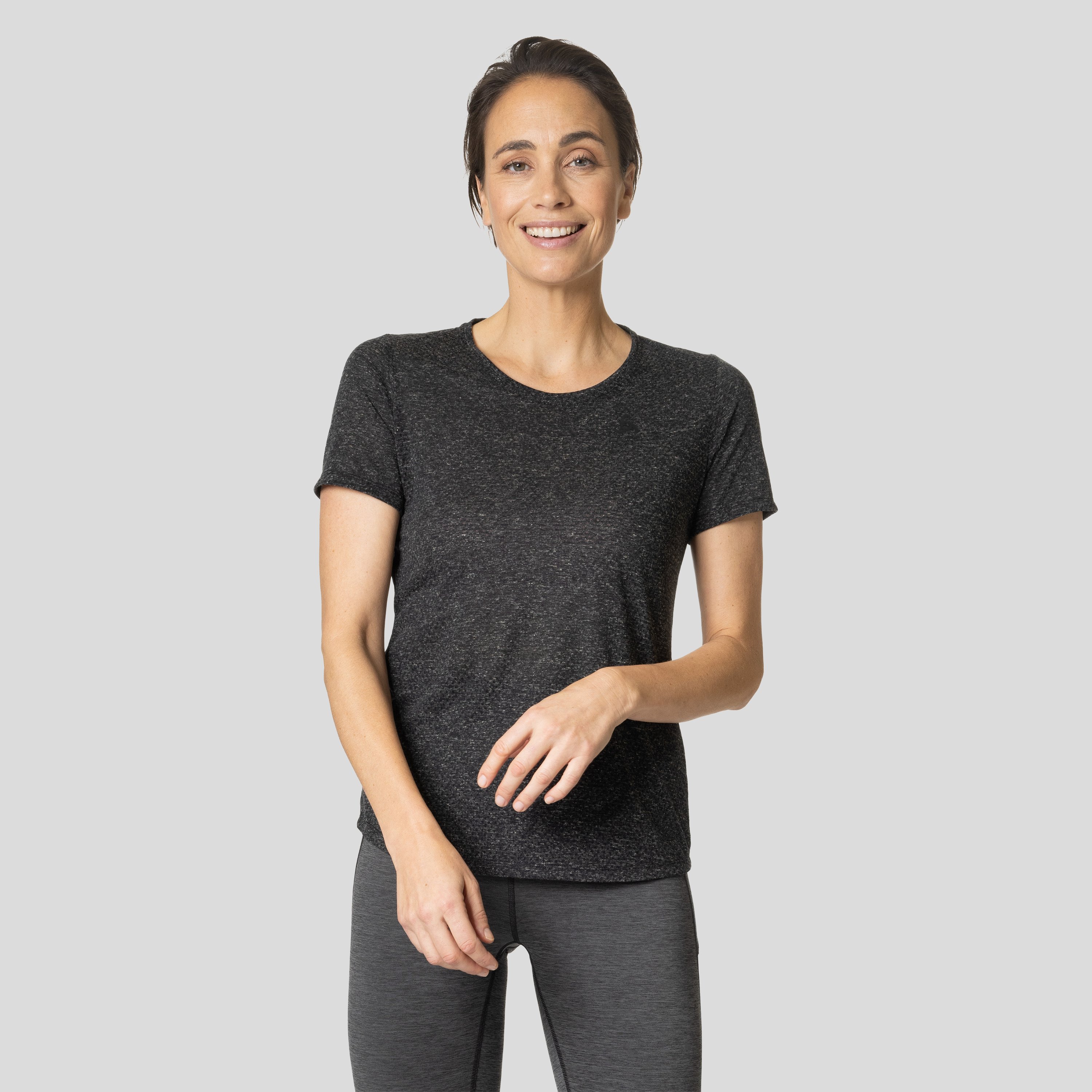 ODLO Active 365 Linencool T-Shirt für Damen, M, schwarz