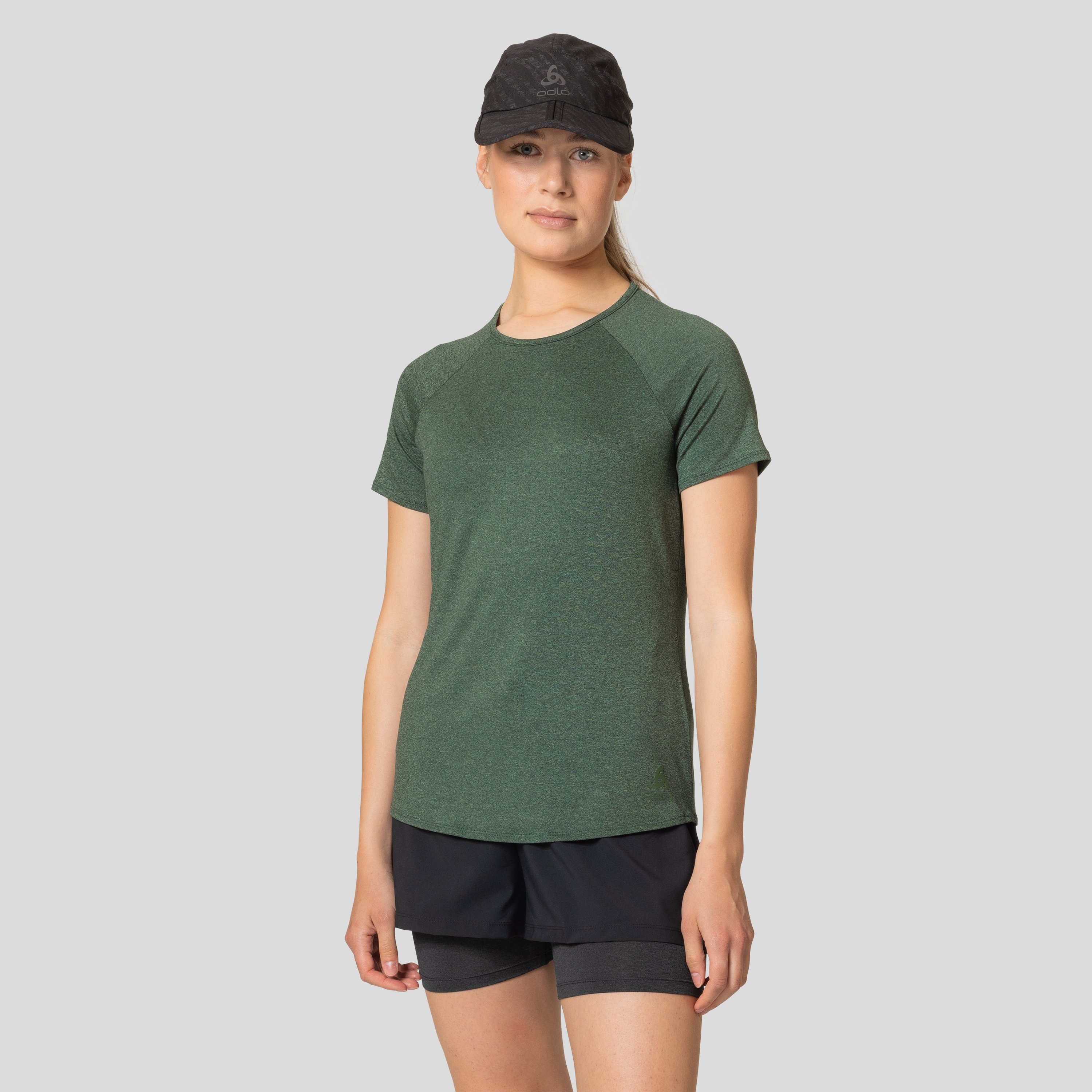 ODLO Active 365 T-Shirt für Damen, L, grün
