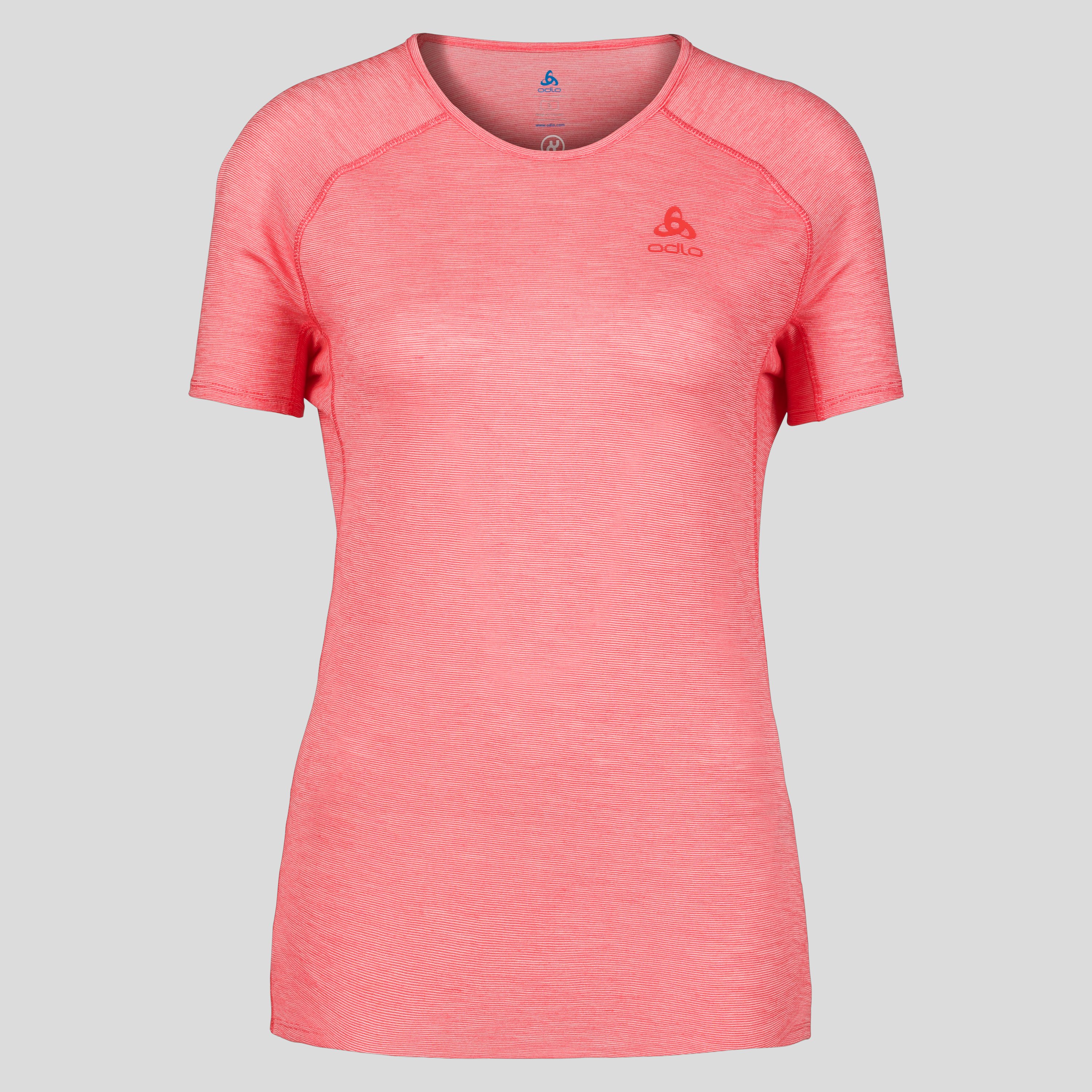 ODLO X-Alp Performance Wool 115 Trailrunning-Shirt für Damen, M, rot