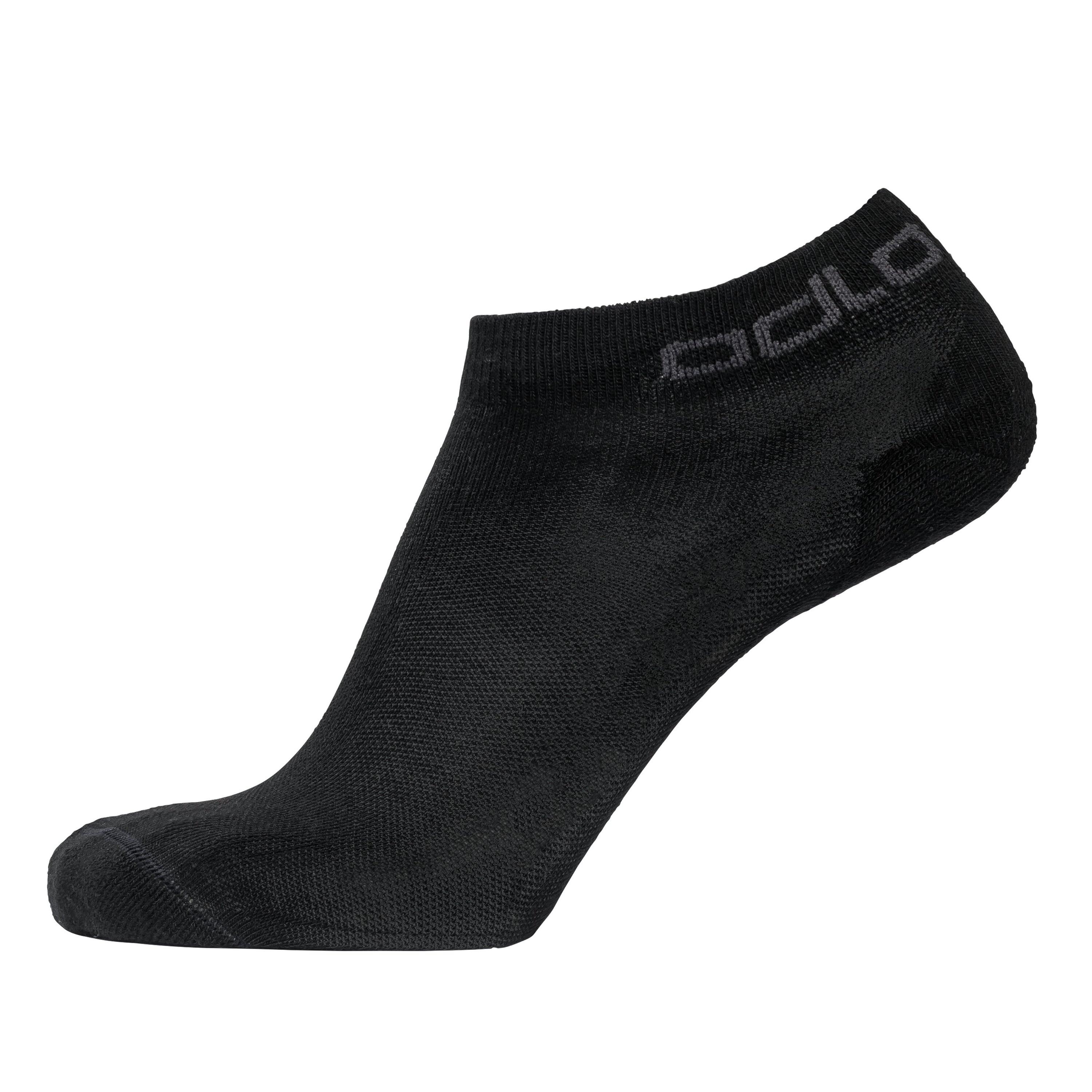 ODLO Kurze Active Socken 2er-Pack, 36-38, schwarz
