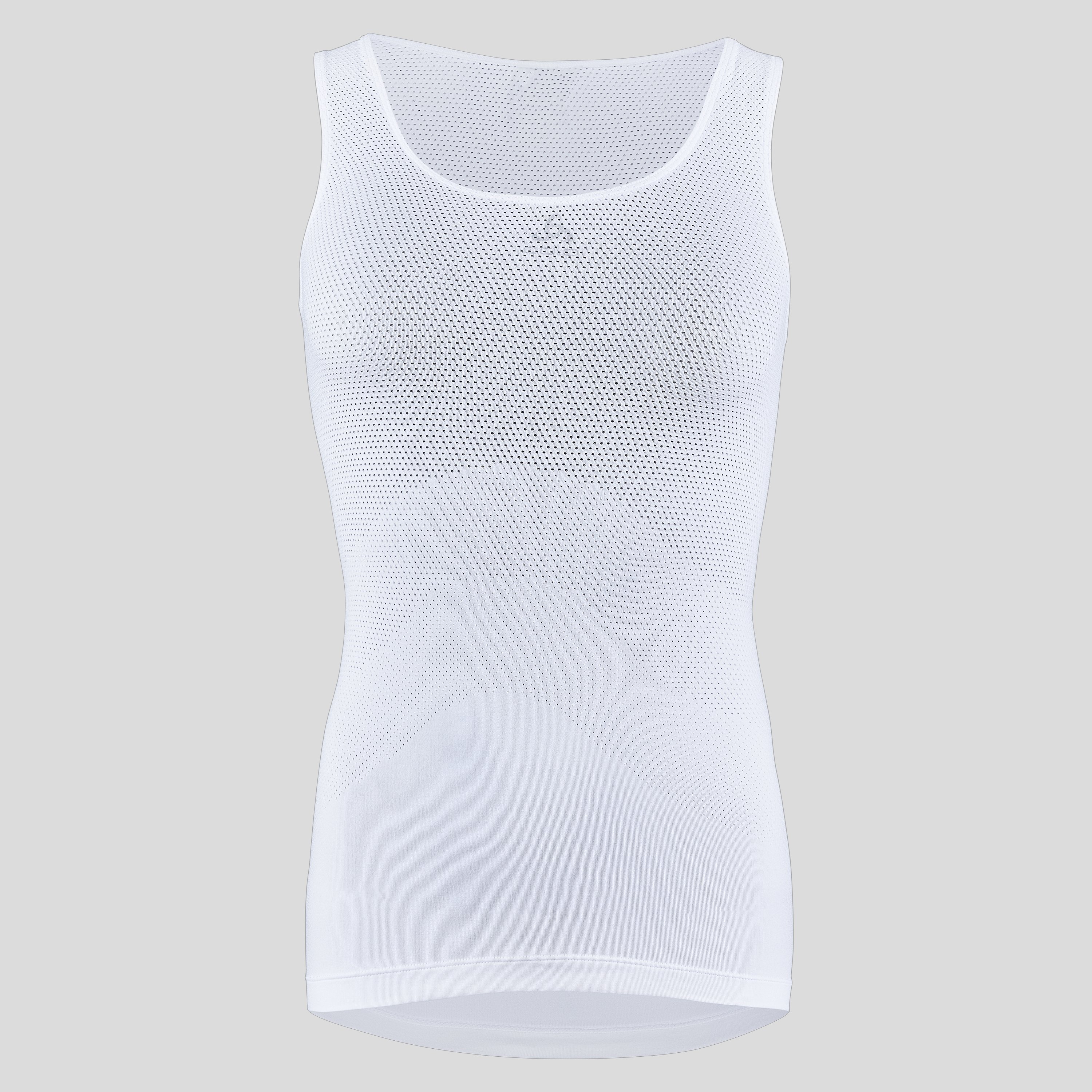 ODLO Zeroweight Seamless Radsport Base-Layer-Unterhemd für Damen, L, weiss