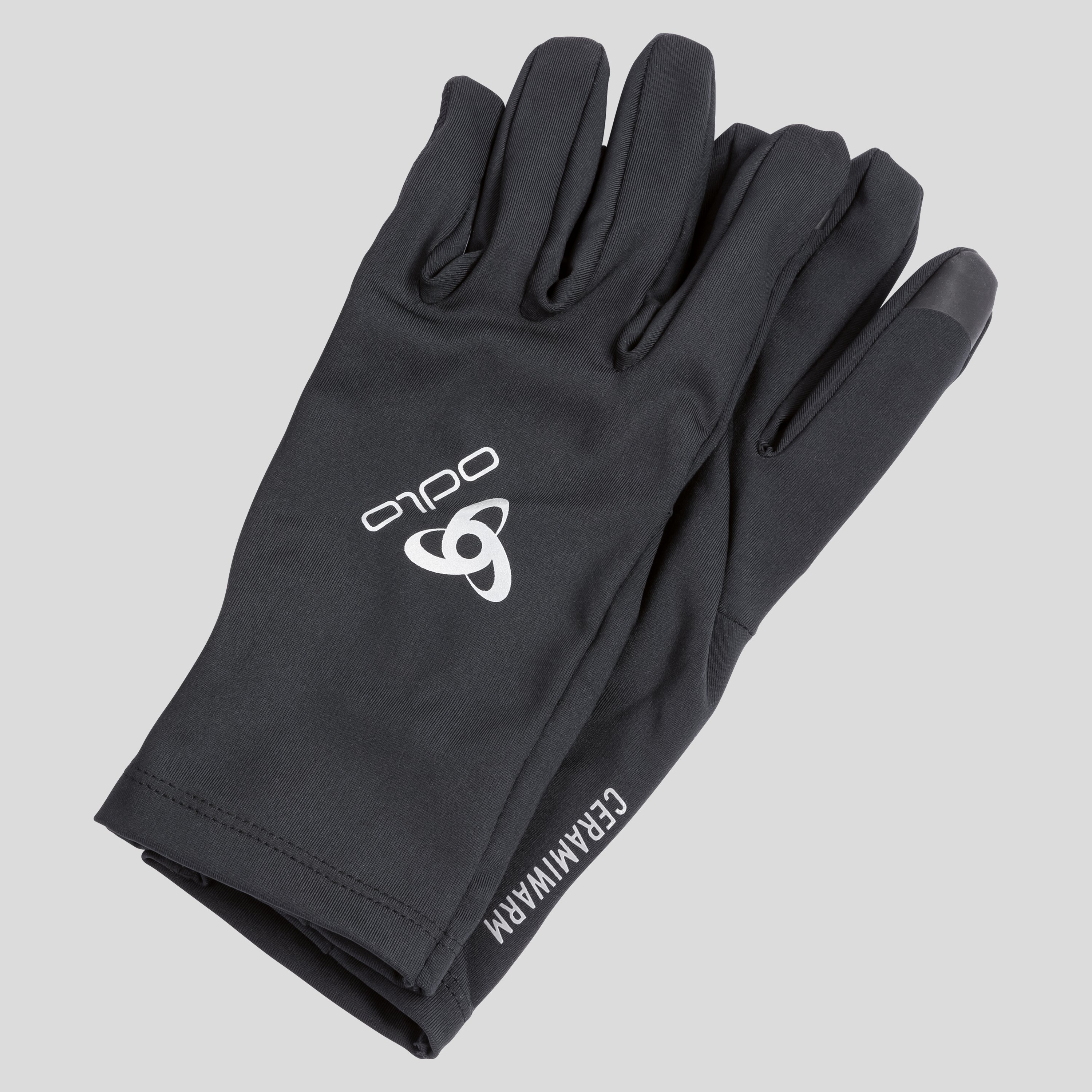 ODLO Ceramiwarm Light Handschuhe, S, schwarz