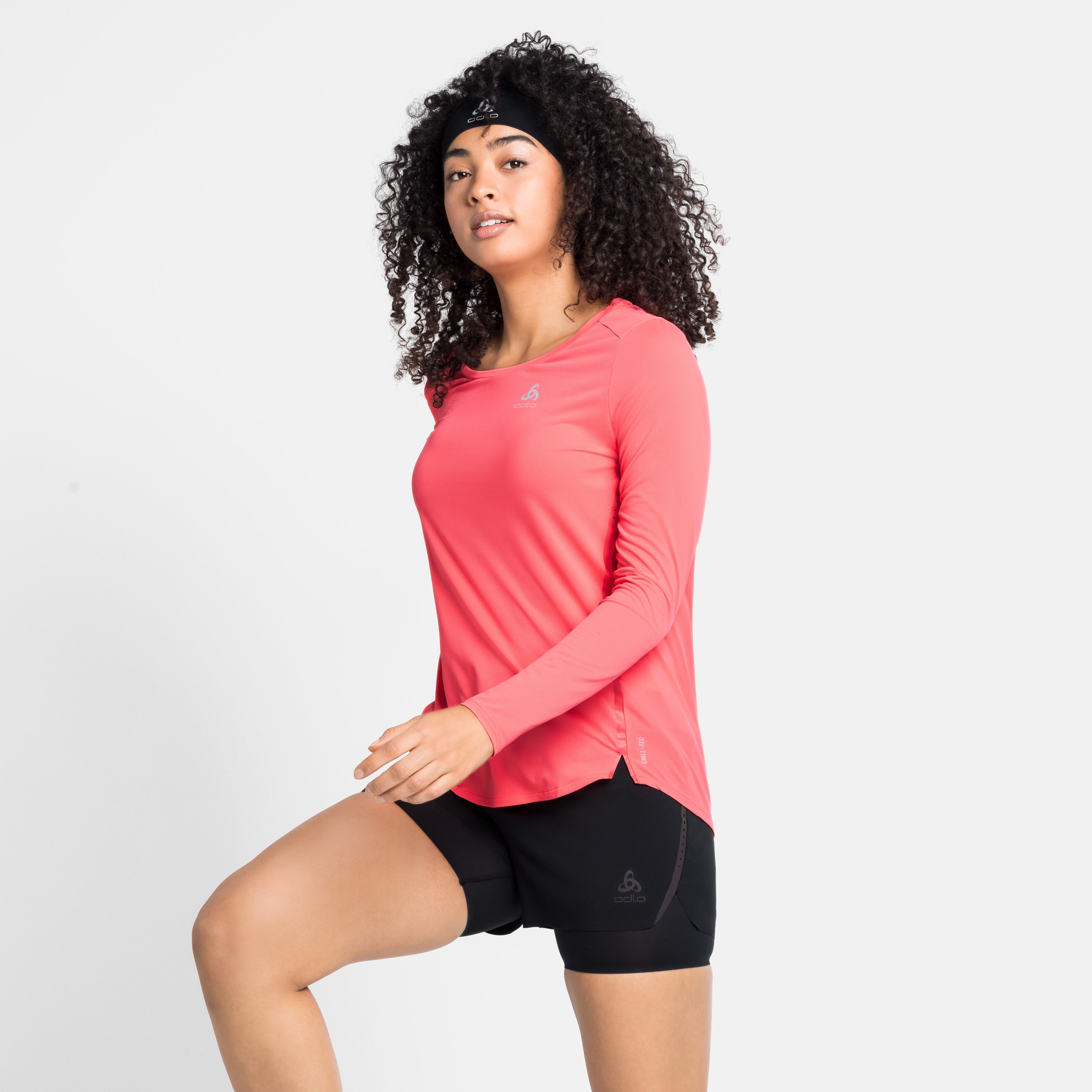 T-shirt de Running à manches longues ZEROWEIGHT CHILL-TEC pour femme