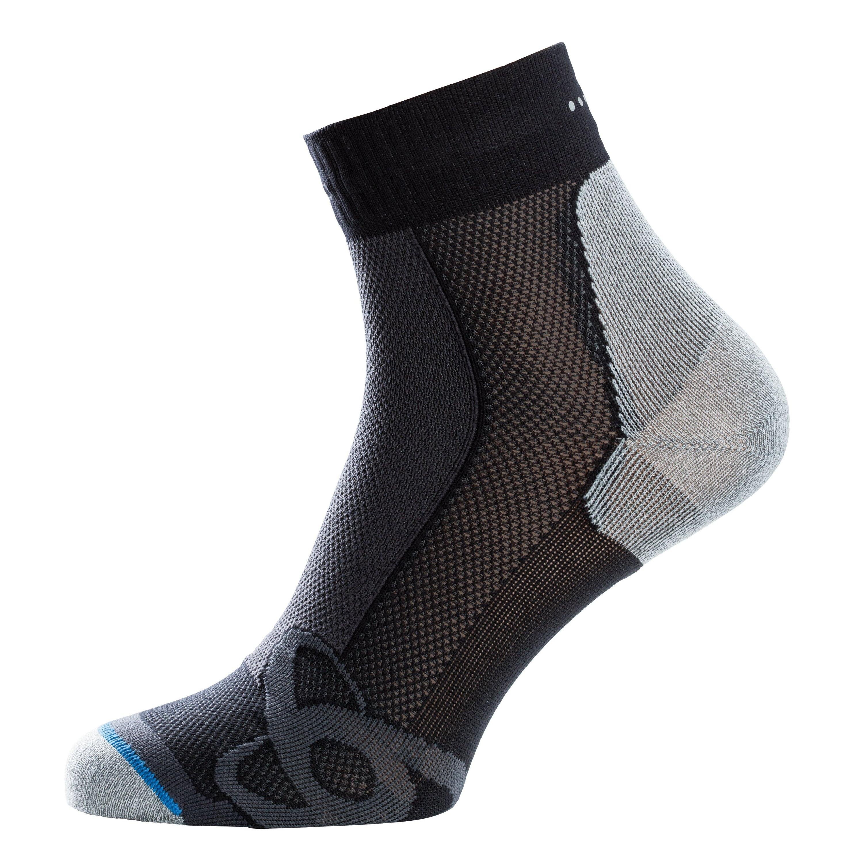 ODLO Light Quarter Socken, 45-47, schwarz