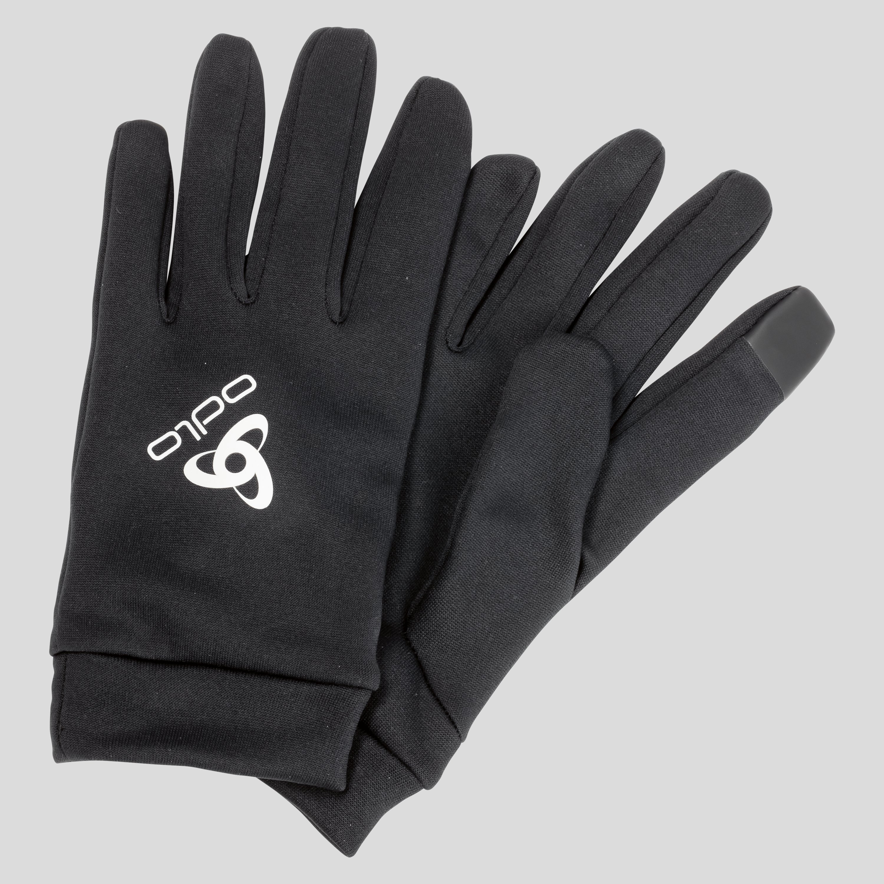ODLO Stretchfleece liner E-Tip Handschuhe, XL, schwarz