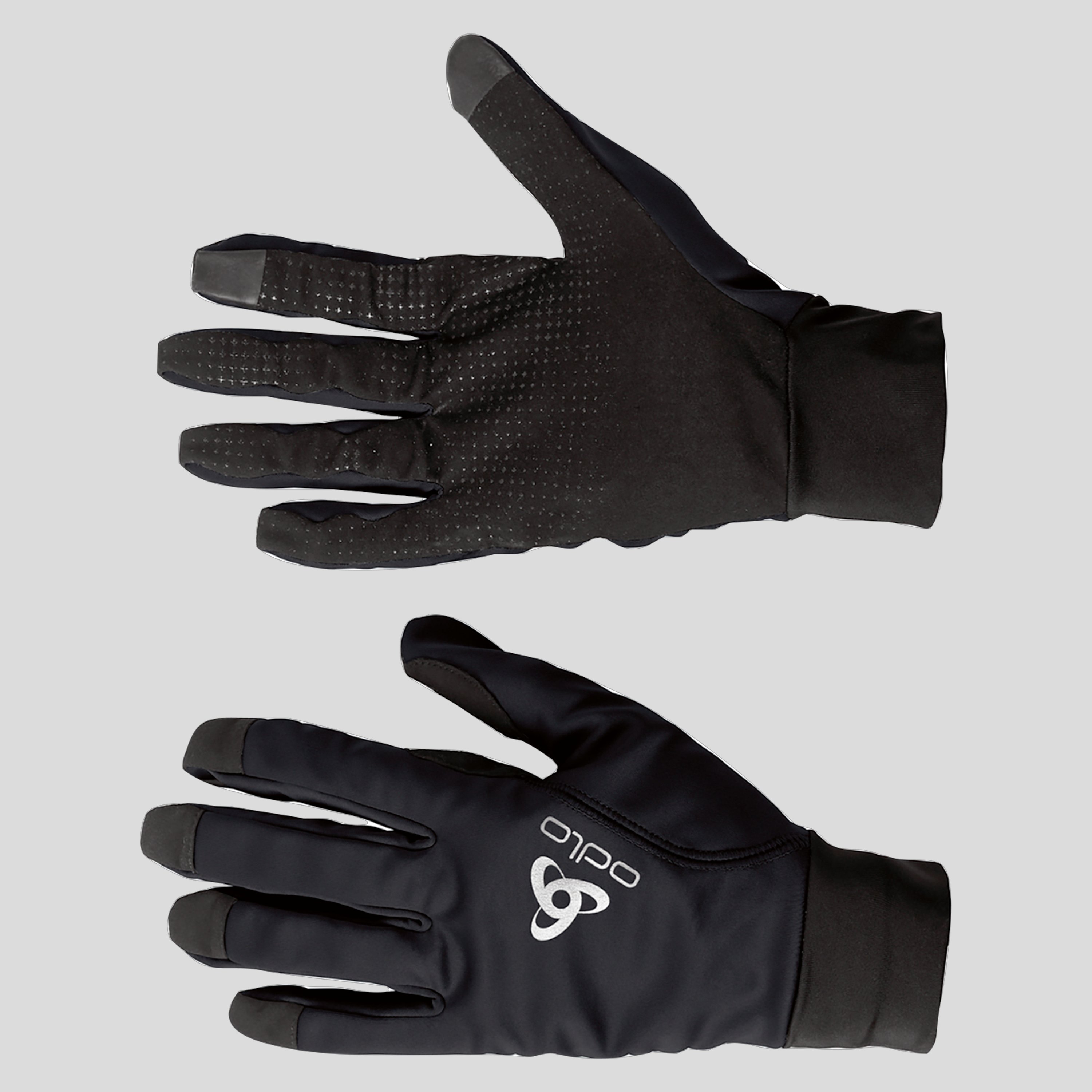 ODLO Zeroweight Warm Handschuhe, XS, schwarz
