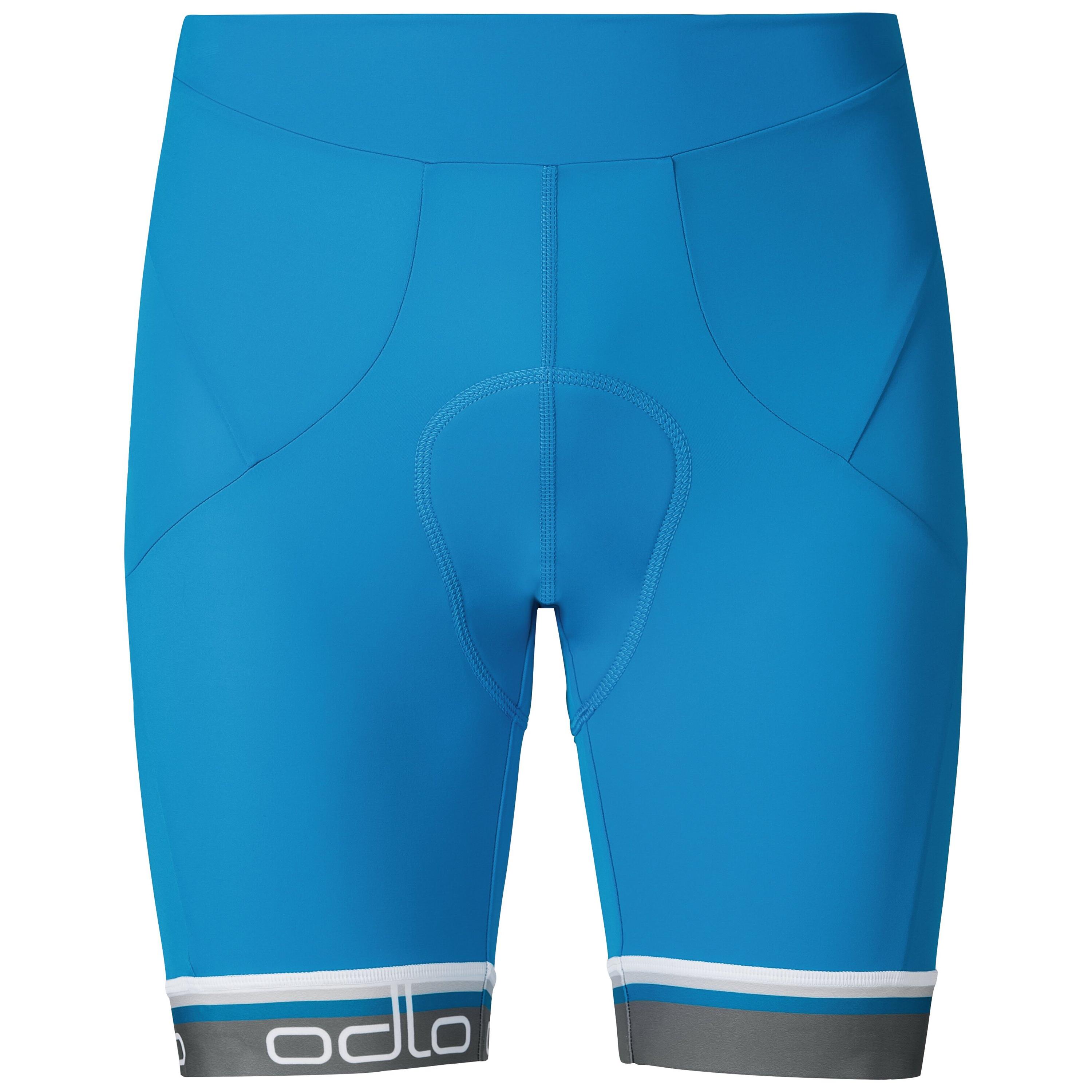 ODLO Flash X Radfahrershorts für Herren, S, blau