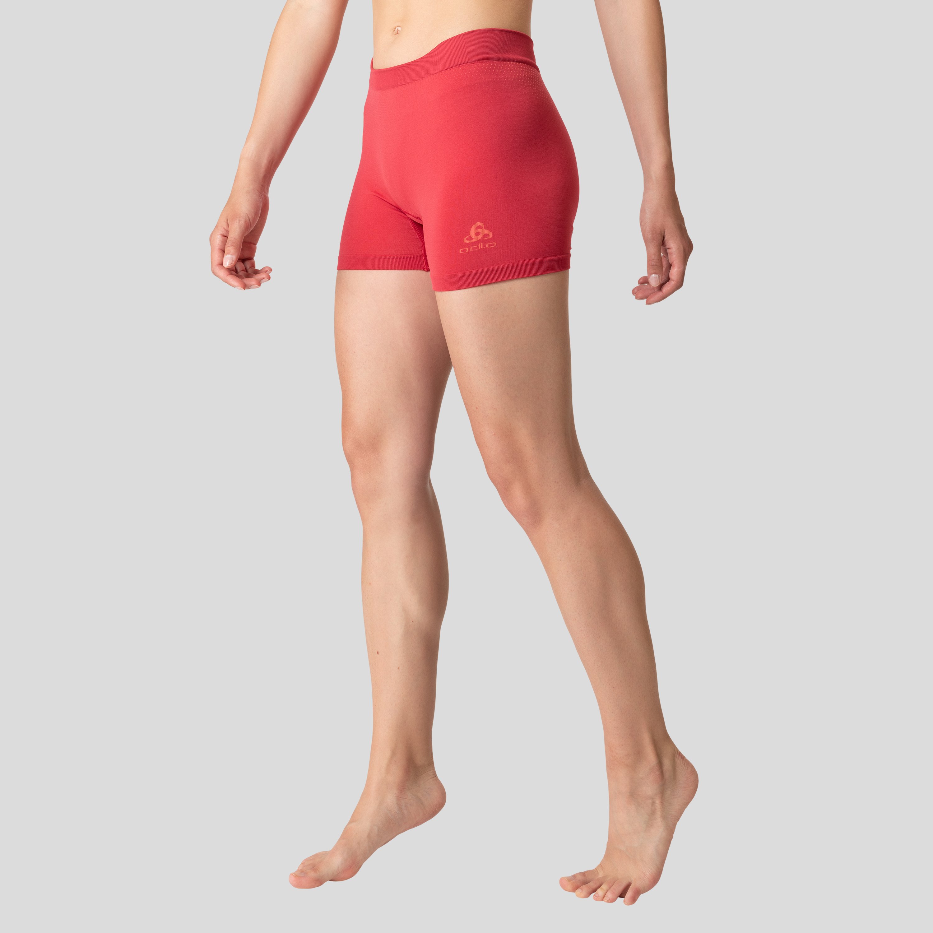ODLO Performance Light Damen-Boxershorts für Damen, XL, rot