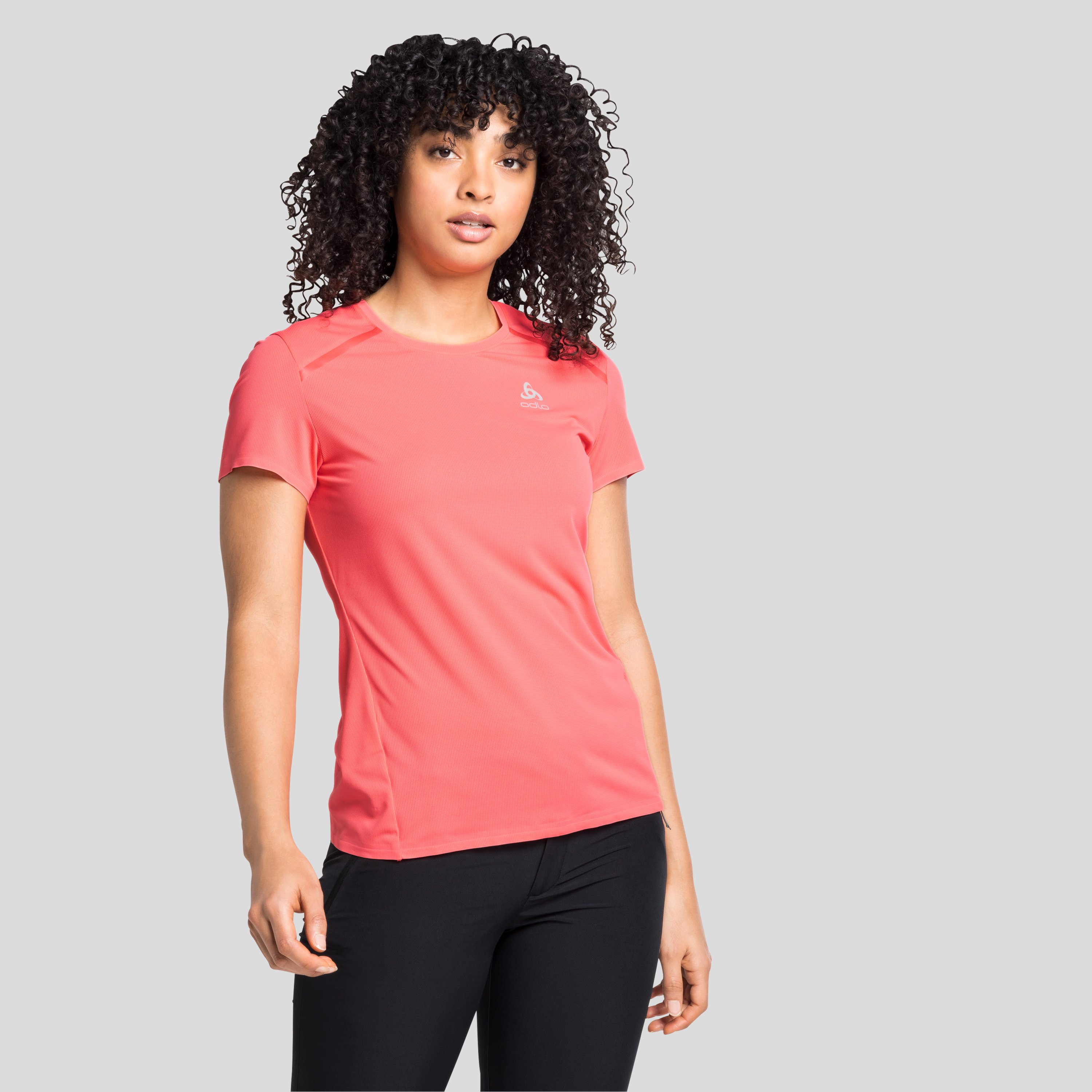 ODLO FLI Chill-Tec T-Shirt für Damen, S, rot