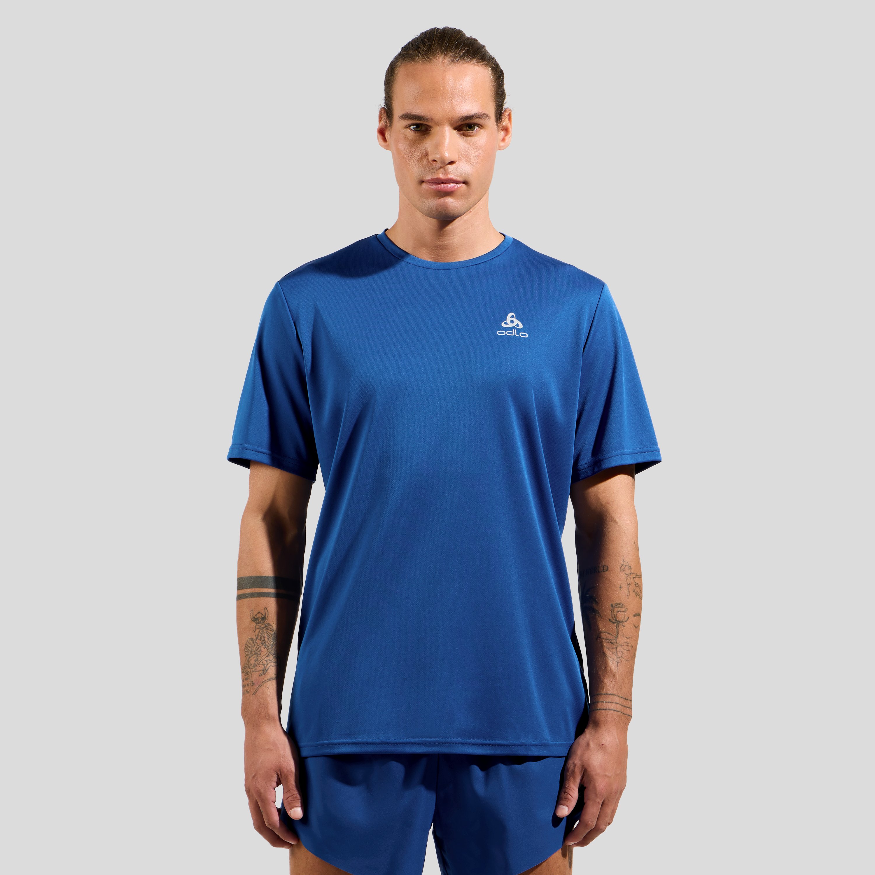 Odlo T-shirt de running Essentials Flyer pour homme, XXL, bleu